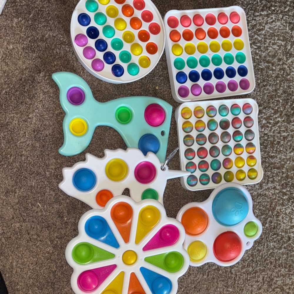 Rainbow Bubble Sensory Toy Collection